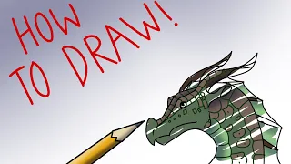 How to Draw a LeafWing in 10 EASY STEPS! (Wings of Fire)