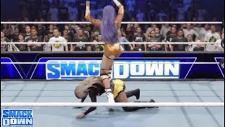 WWE 2K24 SMACKDOWN CANDICE LERAE VS LIV MORGAN