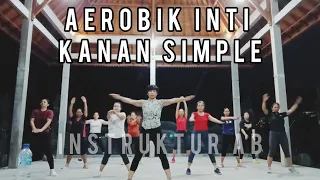 SENAM AEROBIK INTI KANAN SIMPLE UNTUK PEMULA