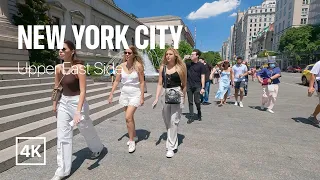[4K] New York City 🗽 Summer Walk - Upper East Side [Jul. 2022]