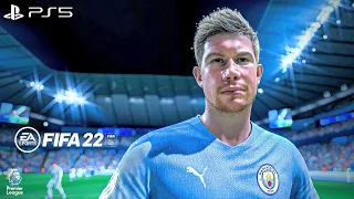 FIFA 22 - Man City vs. Liverpool - Premier League Full Match at Etihad Stadium PS5 Gameplay | 4K