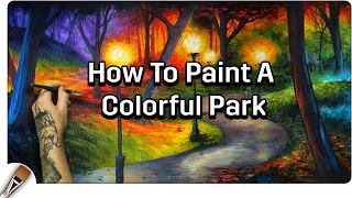 Oil Painting | How To Paint A Park