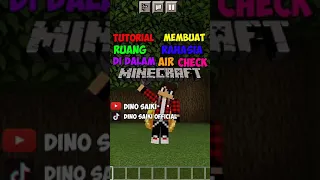 Cara Membuat Ruang Rahasia Di Dalam Air Di Minecraft #Short #MinecraftHacks