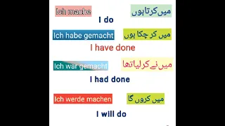 Learn Different type of German Sentences مختلف قسم کے جملے سیکھی || In English & Hindi🎯