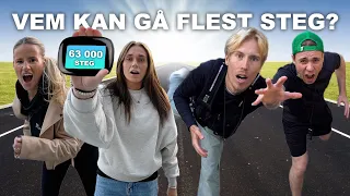 VEM KAN GÅ FLEST STEG PÅ EN DAG?