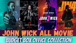 John Wick all movie budget box office collection #johnwick4 #johnwick