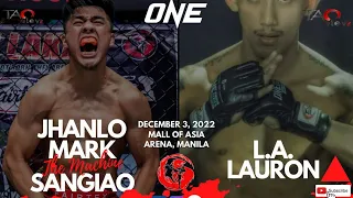 JHANLO MARK SANGIAO VS ANACLETO LAURON