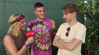 Amy Paffrath Interviews Glass Animals (Dave Bayley + Joe Seaward) at Life is Beautiful