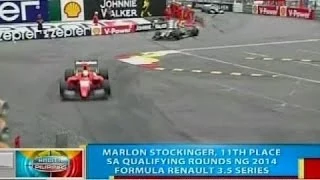 Marlon Stockinger, 11th place sa qualifying rounds ng 2014 formula renault 3.5 series