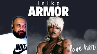 FIRST TIME REACTING TO | Iniko - Armor (Official Visualizer)