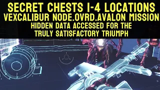 Secret Chests 1-4 in Vexcalibur Node.OVRD.Avalon Mission | Destiny 2