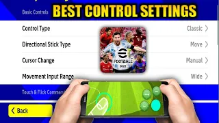 Best Control Settings For eFootball 2022 Mobile