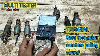 Tutorial cara mengukur Armature yang sudah rusak(masih bagus) paling akurat.