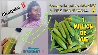 🇨🇮45• GEL DE GOMBO - Masque hyper HYDRATANT - PÉPITE TRÈS VERTE 💚 cheveux crépus / Afro - Valèh Té