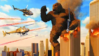 Realistic KING KONG Destruction 😱 Teardown