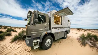 Expedition offroad truck Mercedes Atego 4x4 - bimobil EX 480 [Video with subtitles]