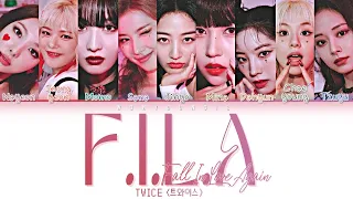 TWICE (트와이스) – F.I.L.A (Fall In Love Again) Lyrics (Color Coded Han/Rom/Eng)