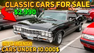 20 Great Classic Cars Under $10,000 Available on Craigslist Marketplace! Budget Great Cars!