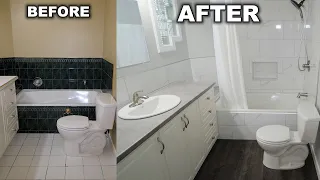 Bathroom Remodel Time Lapse: DIY Renovation