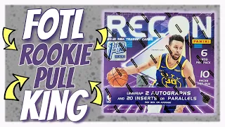 2020-21 Panini Recon Basketball FOTL Hobby Box FIRST LOOK. FOTL ROOKIE PULL and Rewind to the KING