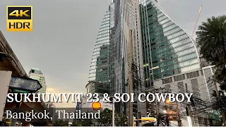 4K HDR| Walk around Sukhumvit Soi 23 and Soi Cowboy | Bangkok | Thailand