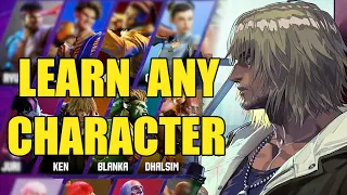 Street Fighter 6 : How to Learn any Character