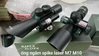 ống ngắm spike laser M7 M10 mini giá rẻ