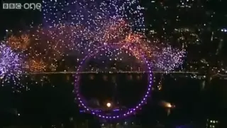 London Fireworks on New Year's Day 2010 - New Year Live - BBC One