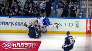 HIT | Alexei Emelin sends Paul Stastny flying