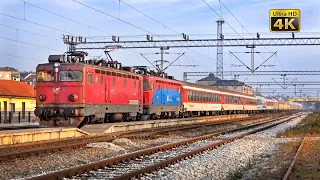 4K CABVIEW Niš - Beograd -- Agency train 13154 Optima Express -- Central Serbian main railway line