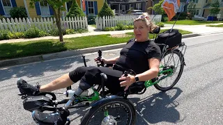 Recumbent trikes to the rescue.