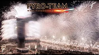 Vatromet Beograd na vodi Nova Godina 2024.  PYRO-TEAM Srbija