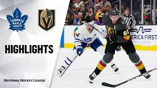 NHL Highlights | Maple Leafs @ Golden Knights 11/19/19