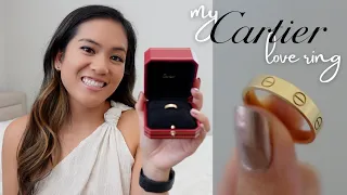 CARTIER LOVE wedding band | review and wear & tear