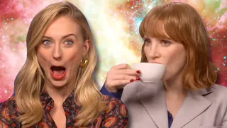 Sophie Turner & Jessica Chastain "Leak" The Avengers/X-Men Crossover | PopBuzz Meets