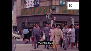 1960s Tokyo Busy Road Crossing, HD from 35mm | Kinolibrary