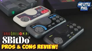 8Bitdo 2.4G Wireless TurboGrafx-16 Mini Controller Pros & Cons Review!