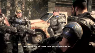 Gears of War Ultimate Edition - Act V Impasse: "My Squad, My Call" Marcus & Baird Argue Cutscene XB1