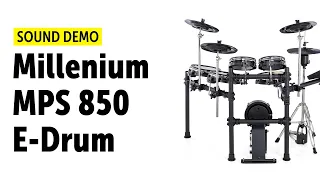 Millenium | MPS 850 | E-Drum Set | Sound Demo (no talking)