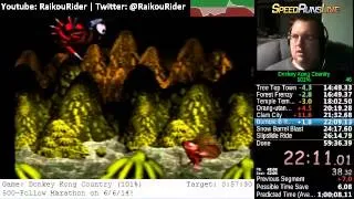 Donkey Kong Country 101% Speed Run - 0:51 IG / 0:59:14 RTA