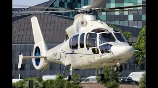 Eurocopter EC155 VP-BDX / Start Up and Take Off at Paris Heliport