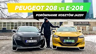 Elektryk vs. benzyniak. Peugeot 208