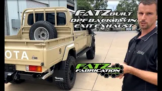 Fatz Fabrication Toyota Landcruiser Twin Exit Exhaust