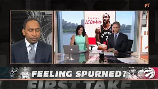 Stephen A. Smith says the spurs look “ very bad “ after Kawhi Leonard makes it to the finals !!