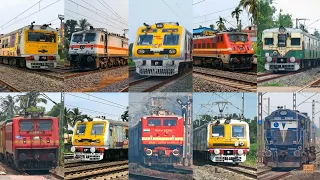 [10 in 1] Amazing multicolored different types of EMU local & Express trains