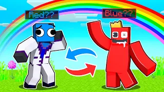 Roblox Rainbow Friends SWAP COLORS in Minecraft!