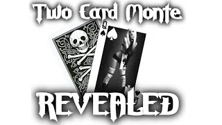 David Blaine's 3 card monte tutorial - 2 card monte performance revealed