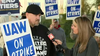 UAW strike: Workers on the picket lines at 3 plants