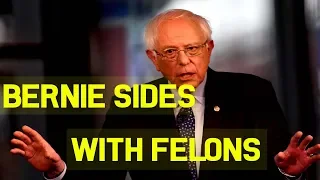 Bernie Says Incarcerated Felons Should Have Right To Vote