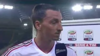 Zlatan Ibrahimovic, Dopo Partita Roma - Milan 2-3 ( 29/10/2011 )